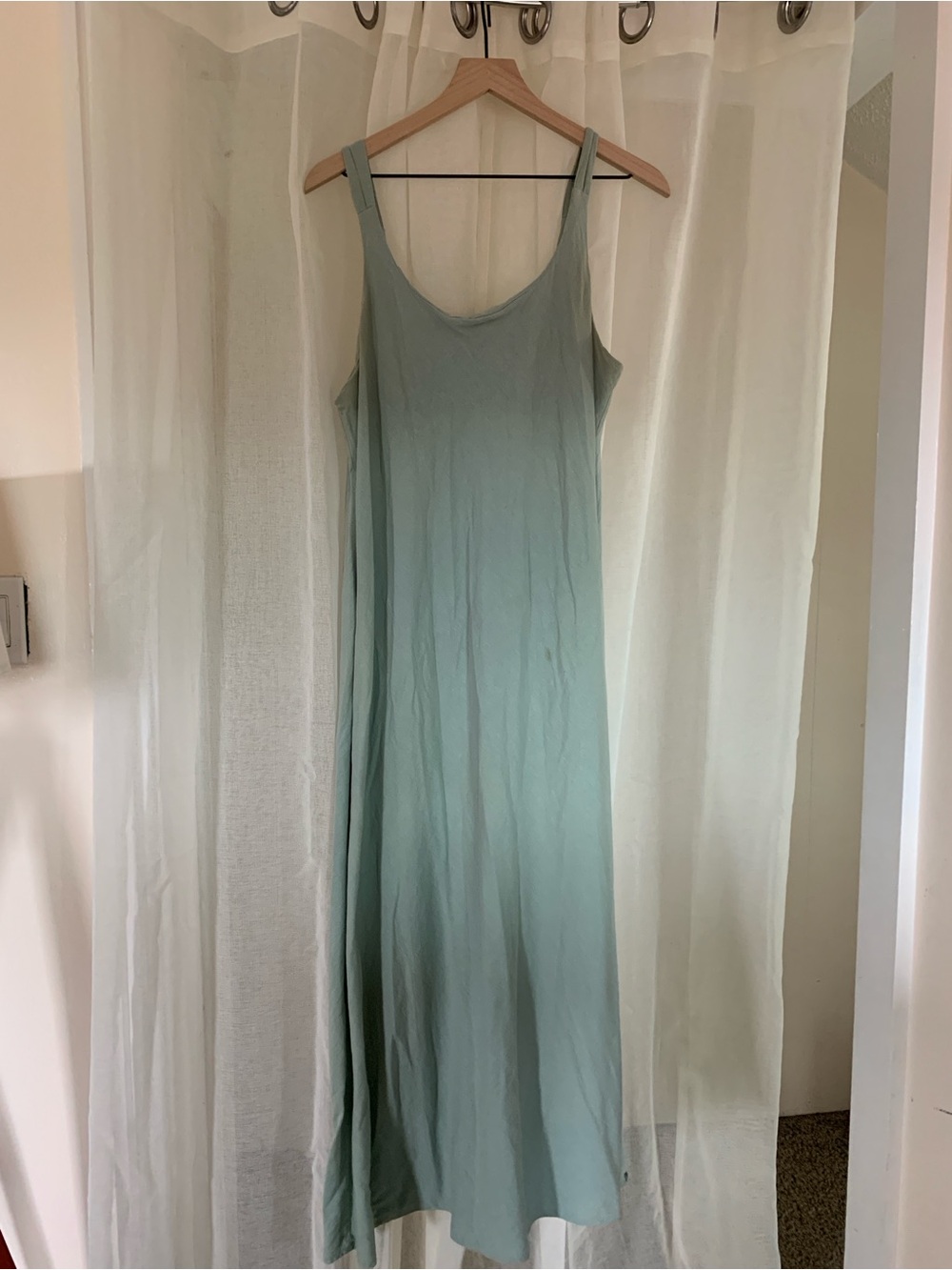 ASOS light green maxi slip dress 90’s Style